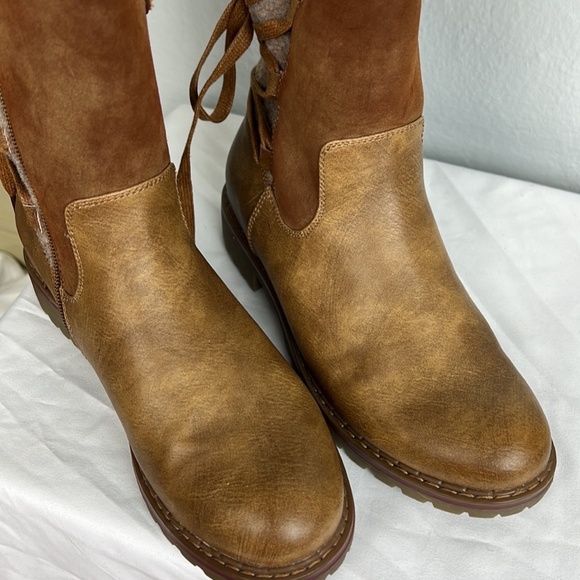 Patrizia by Spring Step Dawna Bootie (Brown) - 36 - Picture 6 of 16